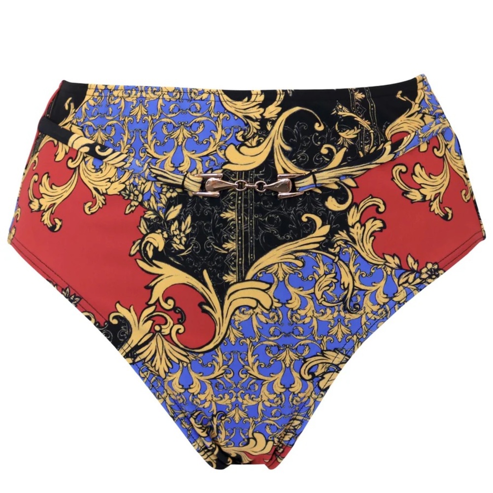 Women's Multicolor Patterned Shorts